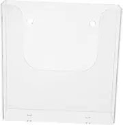 SEWACC Magazine Holder Wall Mounted Office File Rack Space-Saving Plastic Book Shelf Organizer for Mail Catalogs Reports