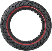Compatible With Max G30 Honeycomb Solid Tire Compatible With Ninebot G30L G30D Electric Scooter Replacement 10 Inch 10 * 2.5 Rubber Tyre Parts(Red ring)