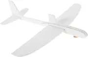 FUNNETOYU DIY Paintable Foam Glider Planes Outdoor Throwing Airplane Toys Unfinished Glider Airplane for Boys and Girls Adults