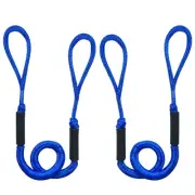 Bungee Boat Dock Line,Dock Tie Mooring Rope Stretchable Docking String with F...