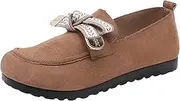 [Generic] Mes Shoes Size Shoes Spring Summer and Autumn New Breathable Orthopedic Single Bow Light and Comfortable Not Tired Soft Flat Casual Loafer Men Casual