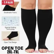 1 Pair 20-30 mmHg Plus Size Compression Socks Women Wide Calf