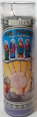 Veladora Mano Poderosa (Powerful Hand) Candle, 7-Colores, 7-Color Candle