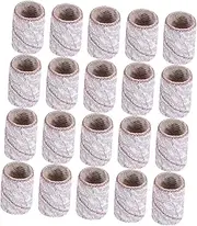 SOESFOUFU 200pcs Fine Sanding Bands for Nail Drill Durable Manicure Sanding Rings for Nail Art Polishing Smoothing
