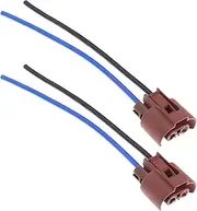 VGOL 2PCS HB3 HB4 9005 9006 Headlight Bulb Sockets Wiring Harness 2 Pin Fog Light Bulb Socket Repair Connector Plug Wire for Headlight Fog Light 12V 15cm