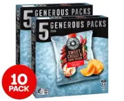 2 X Red Rock Deli Sweet Chilli & Sour Cream Chips 5Pk