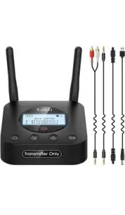 1Mii B06TX+ Long Range Bluetooth 5.2 Transmitter for TV/PC/Projector