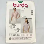 BURDA 7351 STUDIO LADIES' BLOUSE Sewing Pattern PLUS 6-18 UNCUT