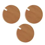 3 Pcs Cup Cover Mug Coffee Cup Lids Mugs Coffee Mug Lid Wood Cup Lids