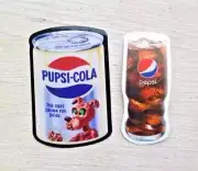Pepsi Cola Sticker Lot Of 2 Collectible Juicy Soda Sweet 2 Pc Stickers