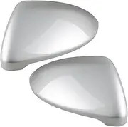 Mirror covers 1 Pair Silver Car Left & Right Side Rearview Mirror Cap Cover Plastic For Golf 2015 2016 2017 2018 2019 2020