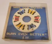 The Original Candle Capper Topper Venting Plate Ceramic ~ Butterflies ~3.5"~ New