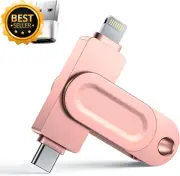 MFi Certified 512GB iPhone Flash Drive USB Photo Stick Backup for iPhone iPad PC