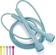 Adjustable Jump Rope for Fitness and Exercise – Skipping Rope for Cardio, Boxing, and Weight Loss – Speed Rope perfect for Men & Women