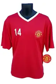 Manchester United FC Soccer Official Adult Poly Jersey 02 Rhinox - XL