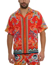 Robert Graham Taj Floral Leisure Fit Button Down Camp Shirt