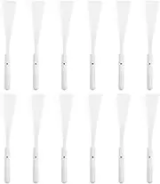KOMBIUDA 12Pcs LED Glow Sticks Colorful Fiber Optic Wands for Parties Festivals Concerts Weddings Bright Flashing Light Sticks for All Night Events