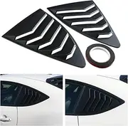 DTOUCH Racing 2 Piece ABS 2 Piece Window Left/Right Matte Finish Racing Style Rear Side Window Vent/Louvers for 2013-up Scion FR-S Subaru BRZ and Toyota 86