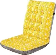 High Back Chair Seat Support Cushion, Recliner Cushions Outdoor Garden Patio Seat Cushion with Backrest Low Back Pain Relief for Home Office Garden Chair (Color : 11#, Size : 35 * 45 * 57cm)
