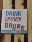 Wink Drink Drank Drunk blue red white rubber Coaster Set of 4 coasters Brand New