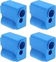 4PCS Heater Block Silicone Cover Compatible with Anycubic Vyper 3D Printer Heating Block Hotend Cover Protective Sock Blue