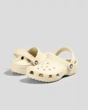[Crocs] Crocs Girls' Kids' Classic Clogs Shoes in Bone Size 8 8 Bone