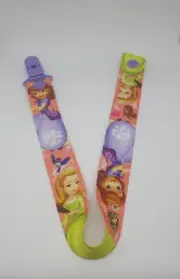 Sofia The First Pacifier Clip ABDL- Pacifier Holder