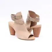 EMU Australia Catrillis Women's Leather Wedge Sandal in Sand, US 10 - New in Box