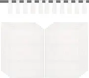 360Pcs Cable Labels, Write on Cord Tags for Computer Wire Management, Self Adhesive White Cable Labels, Waterproof Wire Tags Printable A4 for Laser Printer, 12 Sheet
