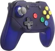 Retro Fighters Brawler64 Wireless Purple Gamepad for Nintendo 64