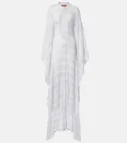 [Missoni] Missoni Zig Zag beach cover-up AU 14 white