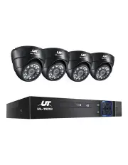 UL-tech CCTV Security System 4 Channel DVR 4 Cameras 1080p