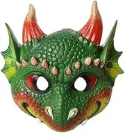 Carnival Children Dinosaur Party Mask Masquerade Cosplay Props Animal PU Head Cover Children's Festival Halloween Dragon Mask