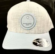 TravisMathew Men's Friday Frenzy SnapBack Cap NWT Hat Adjustable Heather Gray