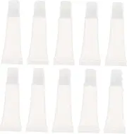 10pcs Lip Gloss Squeeze Tubes Bulk Empty Lip Gloss Containers for Travel 10ml Glazes Tubes