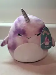 Squishmallows 2022 NABILA NARWHAL 8" Kellytoy Plush- NWT