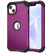 MCC Impact iPhone 13 Shockproof 3in1 Rugged Case Cover Apple iPhone13 [Purple]