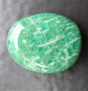 AMAZONITE FLAT STONE (Small)- Confident Communication, Emotional Healing, Trauma