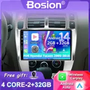 FOR Hyundai Tucson 2005-2010 Android 14 Car Stereo GPS Head Unit CarPlay DAB+32G