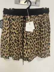 Sass & Bide BNWT Rising Sun Leopard Shorts Size 10