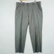 Dockers Grey Shark Polyester Rayon Blend Crease Dress Pants Mens 38 x 30 NEW