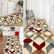 Machine Washable Hallway Carpet Runner Narrow Rugs, Modern Hall Entryway Aisle Corridor Area Rug with Rubber Backing, Width 60cm 70cm 80cm Available(2.3ft×13.1ft/70×400cm)