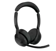 Jabra Evolve2 55 USB A Stereo Teams Active Noise Cancellation, Link 380 Bluetooth Adapter ,30m Wireless Range, 18 Hours Battery Life 25599-999-999