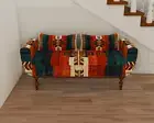 Upholstered Ottoman Bench with Storage Coat Bench Sofa without Back Armed Bench