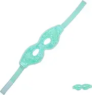 PERSELOSO Cooling Gel Eye Mask for Elastic Blinder for Cold Hot Therapy Double Sided Eye Cover with Reduces Eye Fatigue Puffiness for Sleep