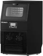 Devanti Commercial Ice Maker Machine 30kg Ice Cube Tray Bar Stainless Steel