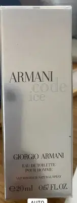 giorgio armani code for men