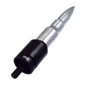 Chrome Bullet Stubby Short Screw In Antenna AM FM 4" Fits 79-09 Ford Mustang (for: Ford)