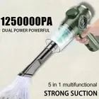 1290000Pa 5-in-1 Cordless Car Vacuum Cleaner Portable Strong Suction Handheld US