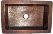 Farmhouse Hammered Copper Kitchen Sink IV